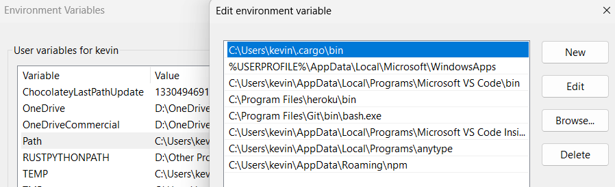 Windows Environment Variable - Path Windows Environment Variable - Path
